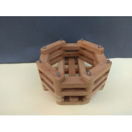 Octagonal basket 15 cm