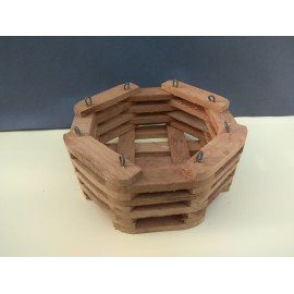 Octagonal basket 18 cm